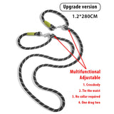 Reflective Hands-Free Nylon Leash for Pets